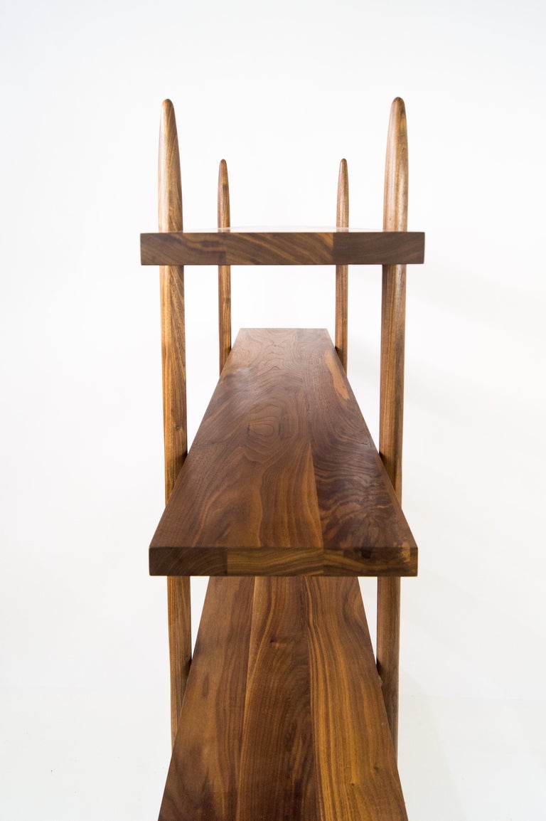 Deepstep Shelving, Bookshelf with Fine Wood Detailing by Birnam Wood