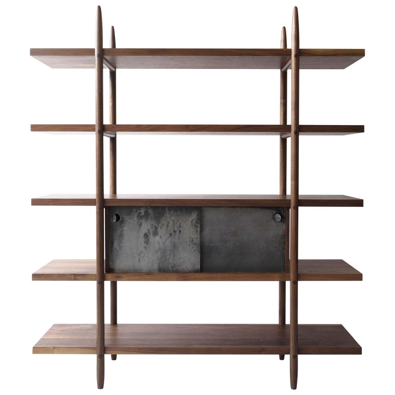 Deepstep Shelving, Maple and Ebony Modular Storage with Fine Wood ...