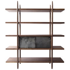 Deepstep Shelving Modular Storage with Fine Wood Detailing by Birnam Wood Studio