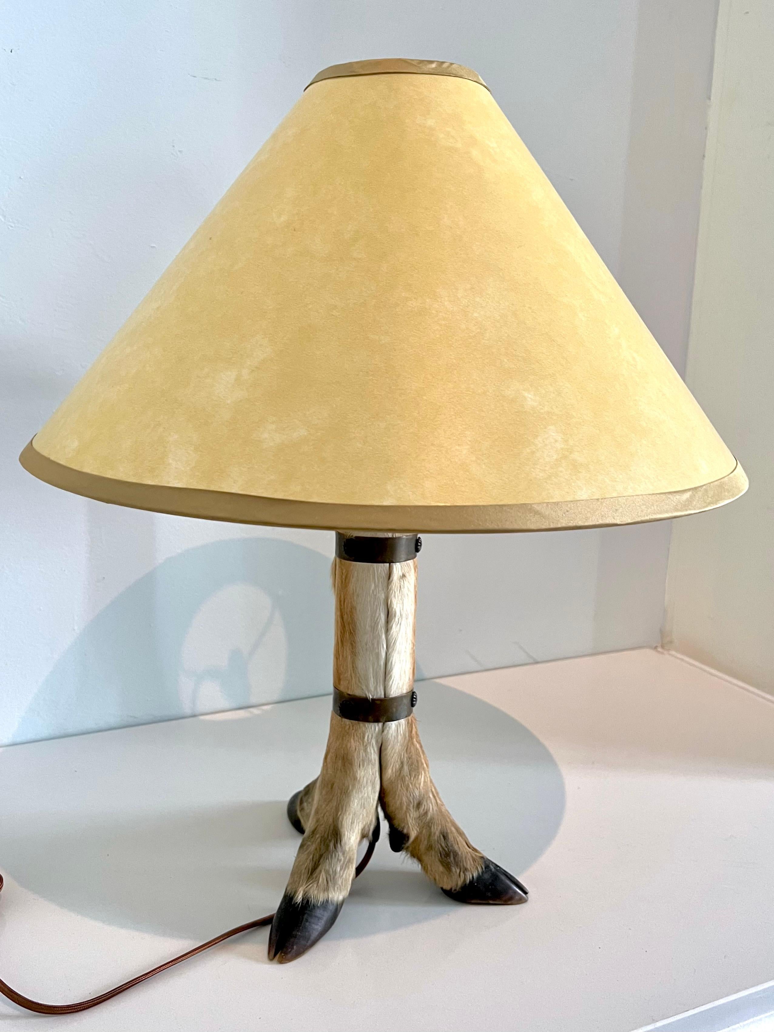 deer leg lamp