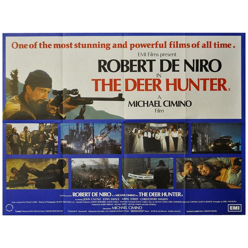 1978 The Deer Hunter Thailand cult movie poster reprint 19x12.5 inches Robert De Niro