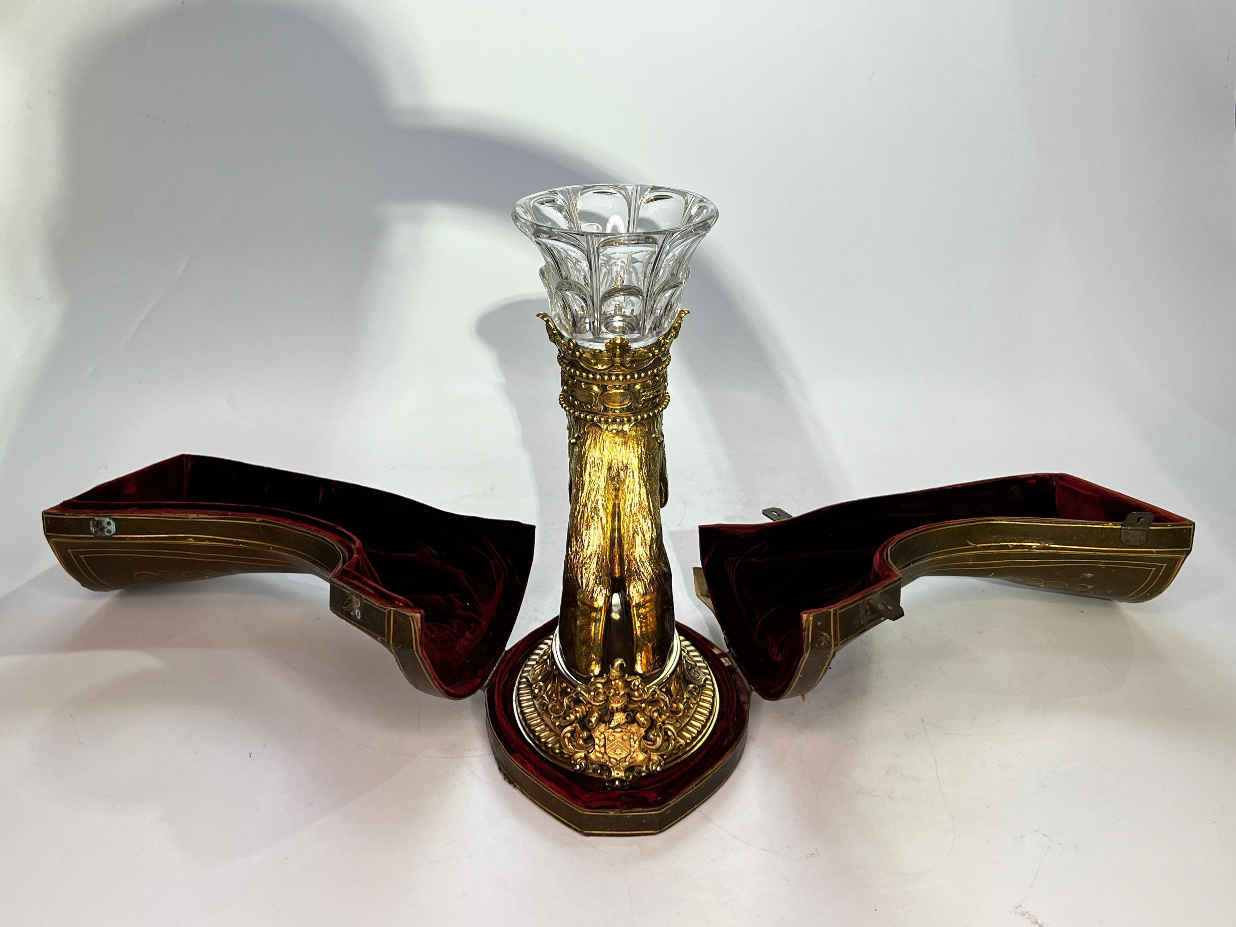 French Deer Hunting Trophy by Jean-Francois Deniere Circa 1836 For Sale 1