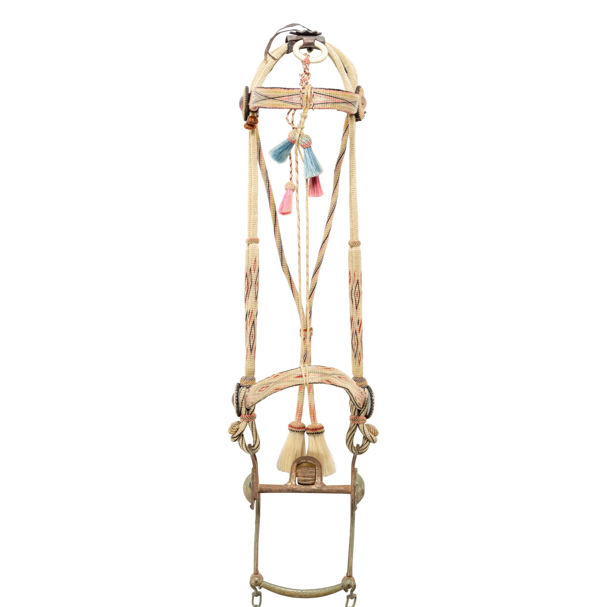Deer Lodge Prison Horse Hair Bridle Fibra natural en venta