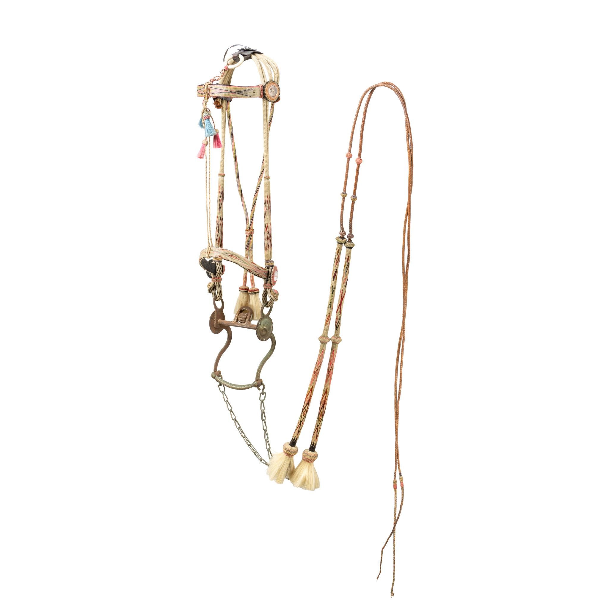 Deer Lodge Prison Horse Hair Bridle en venta 1