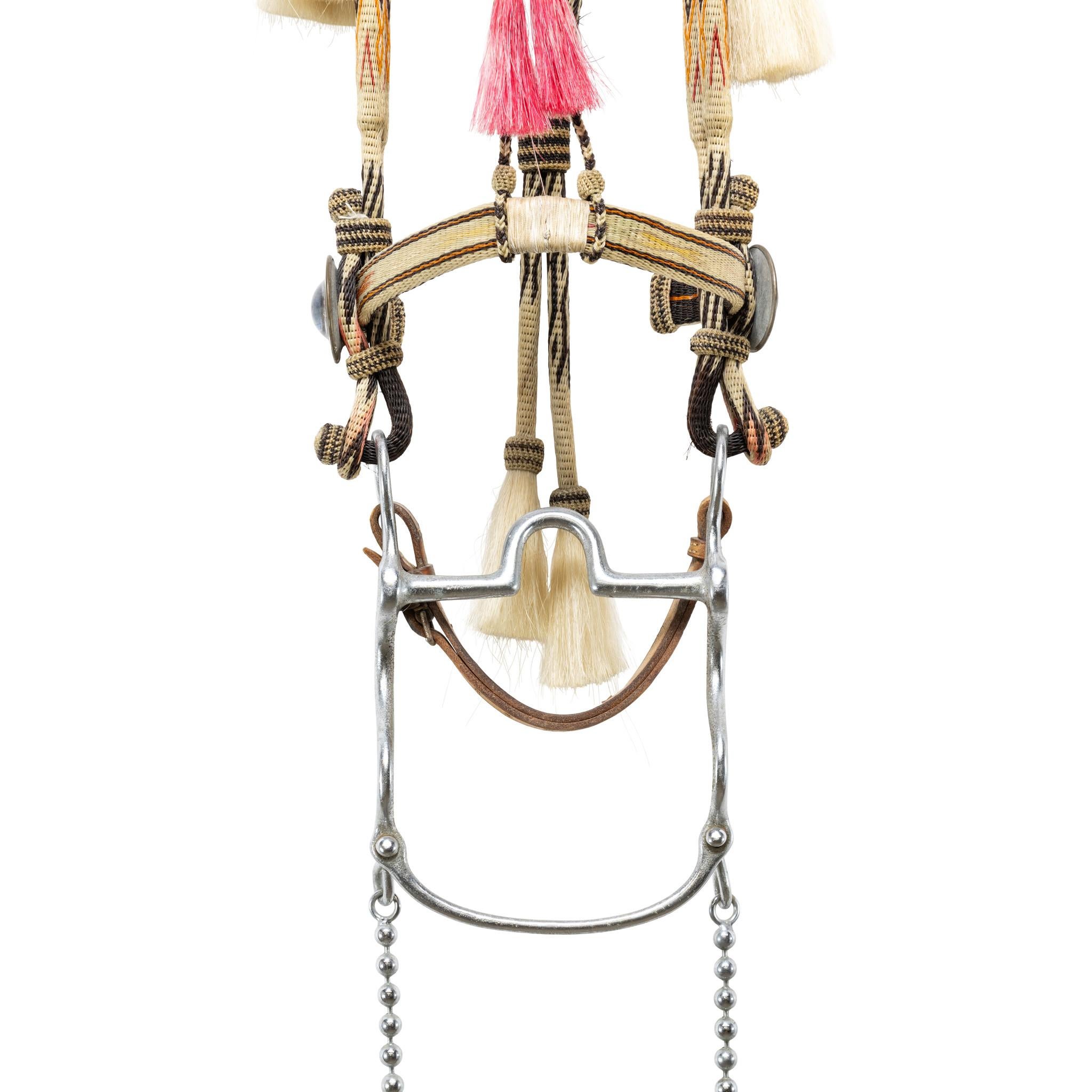 Américain Deer Lodge Prison Horsehair Bridle en vente