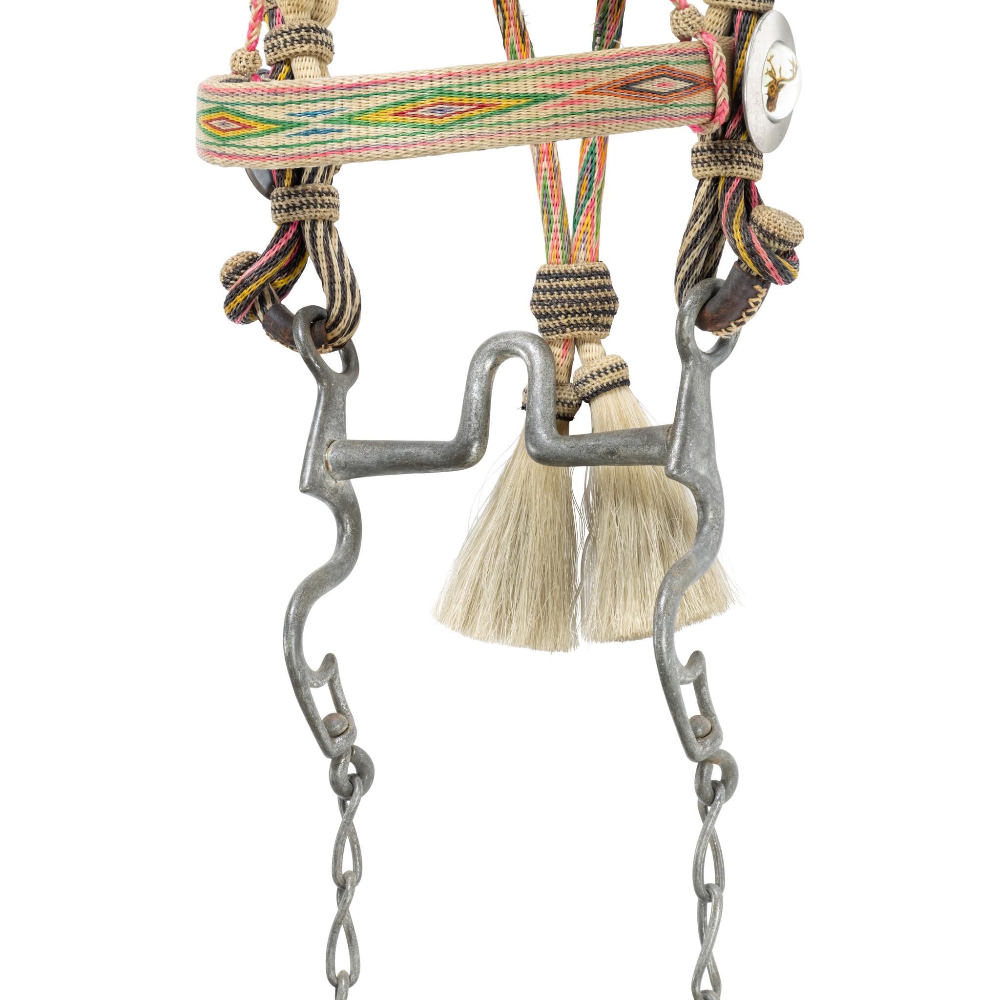 Américain Deer Lodge Prison Horsehair Bridle en vente