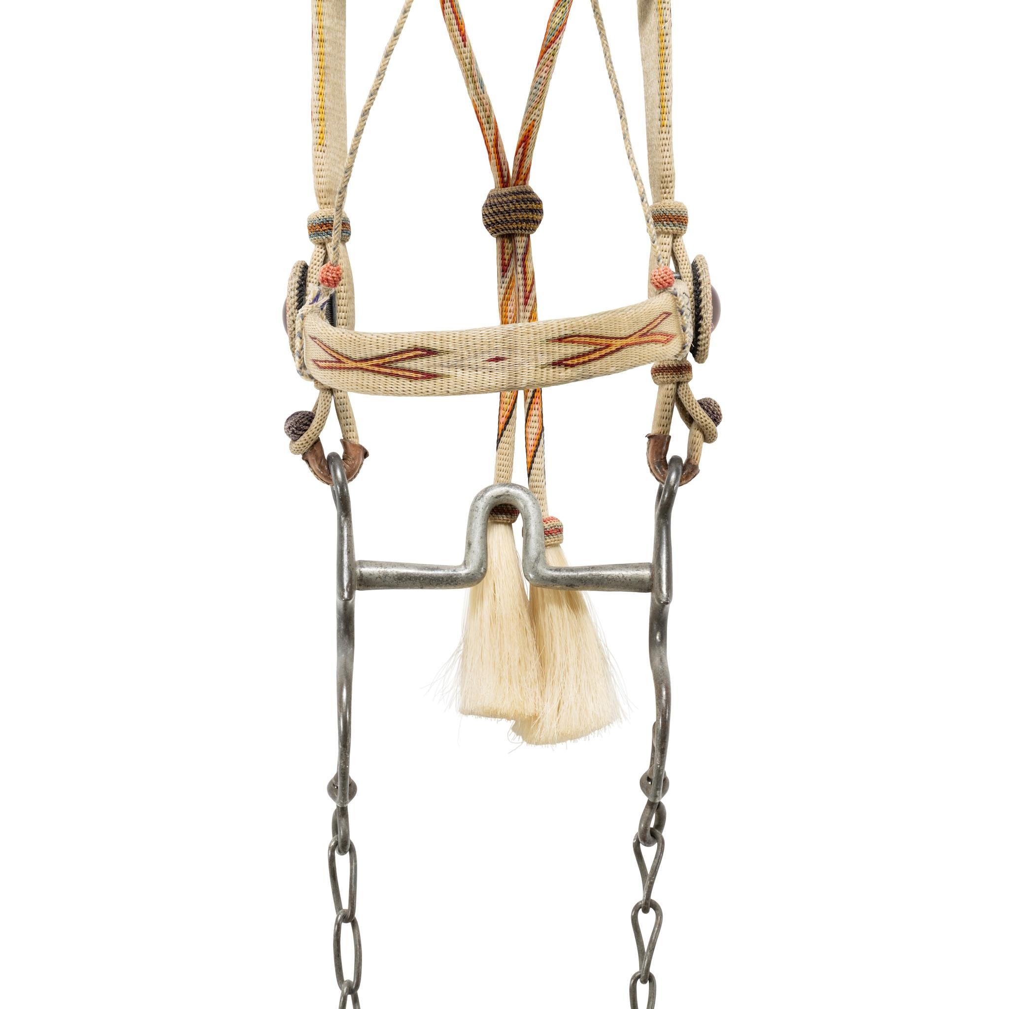 Américain Deer Lodge Prison Horsehair Bridle en vente