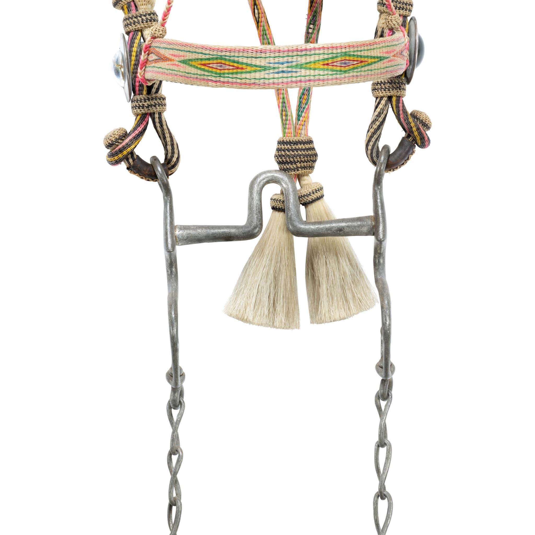 Tissé à la main Deer Lodge Prison Horsehair Bridle en vente