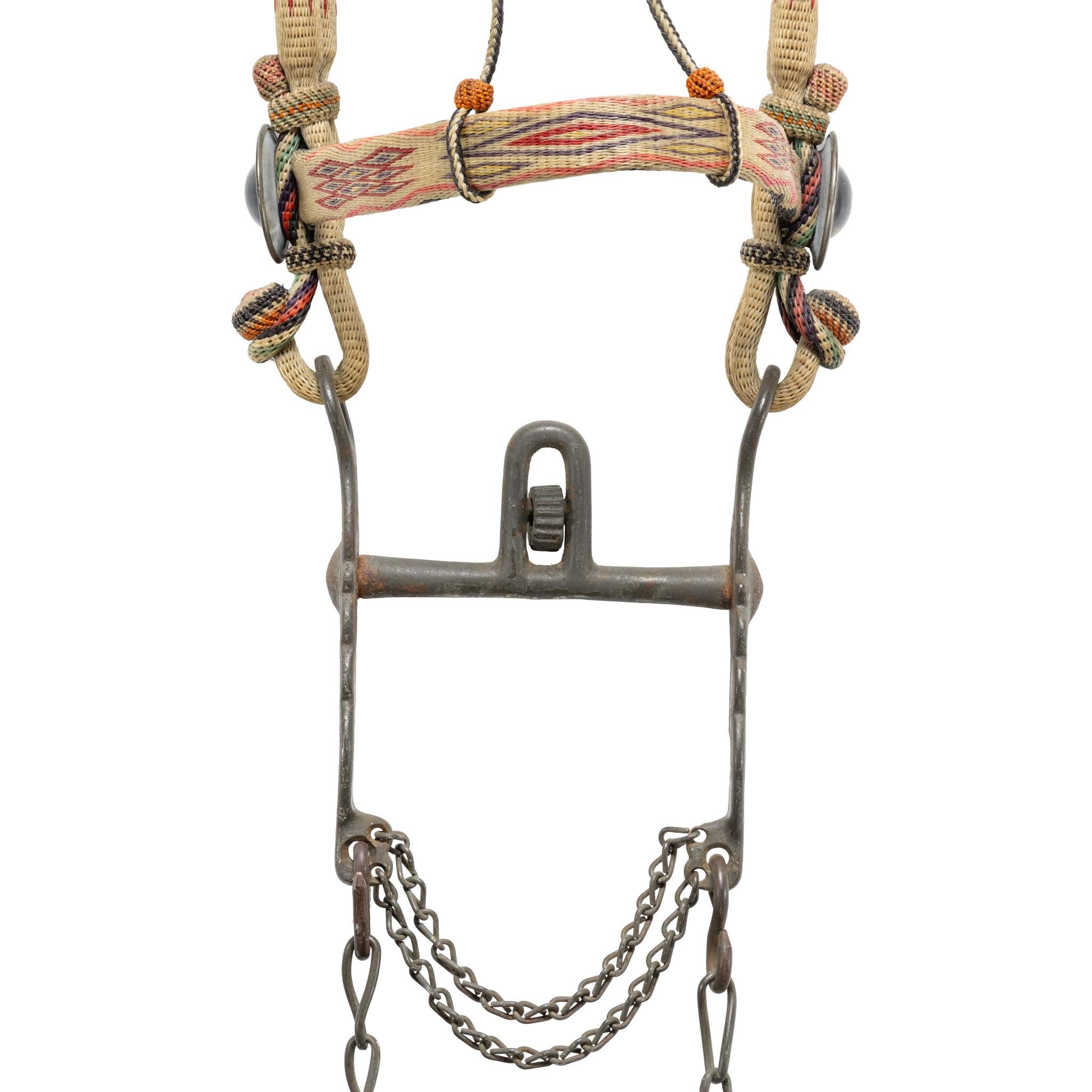 Tissé à la main Deer Lodge Prison Horsehair Bridle en vente