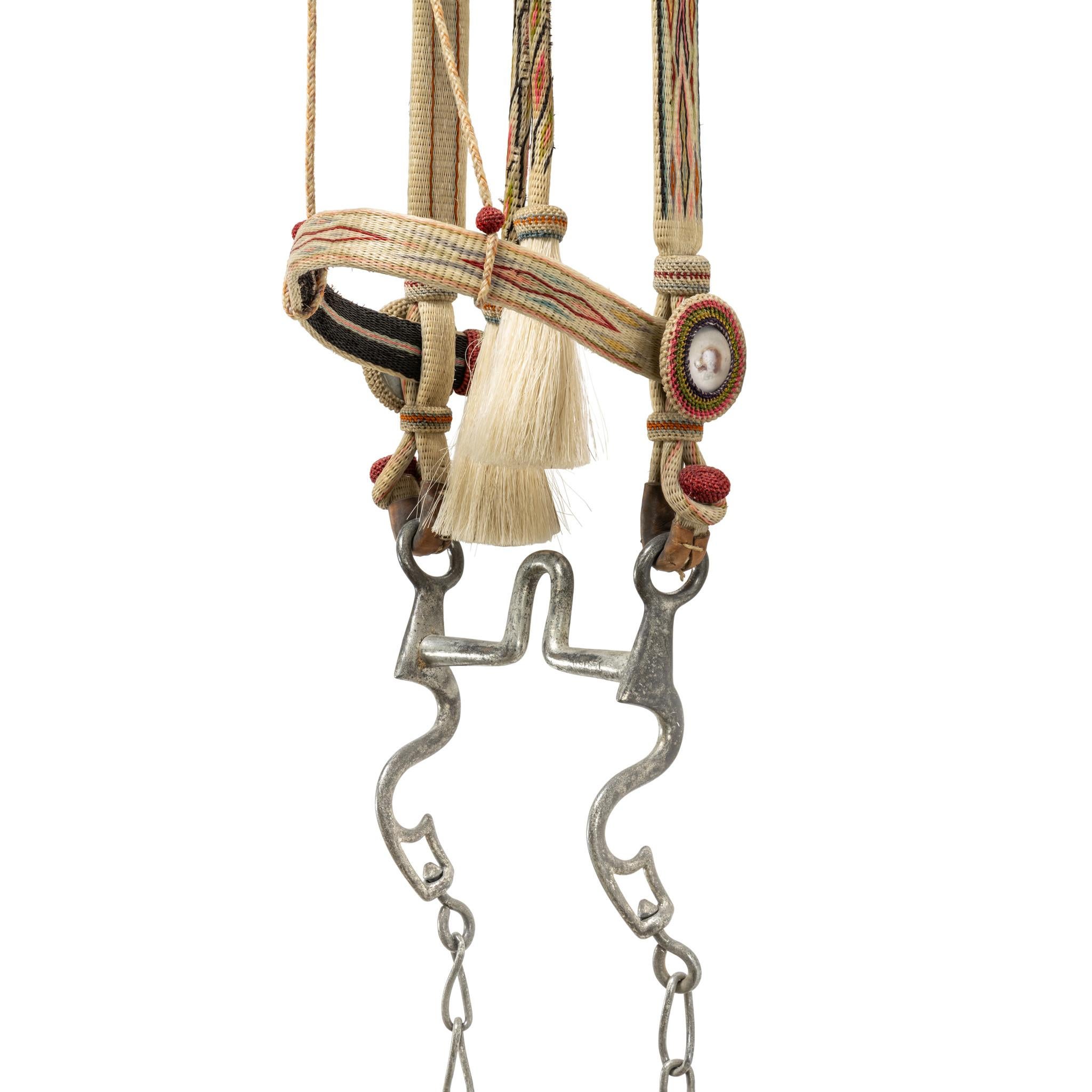 Tissé à la main Deer Lodge Prison Horsehair Bridle en vente