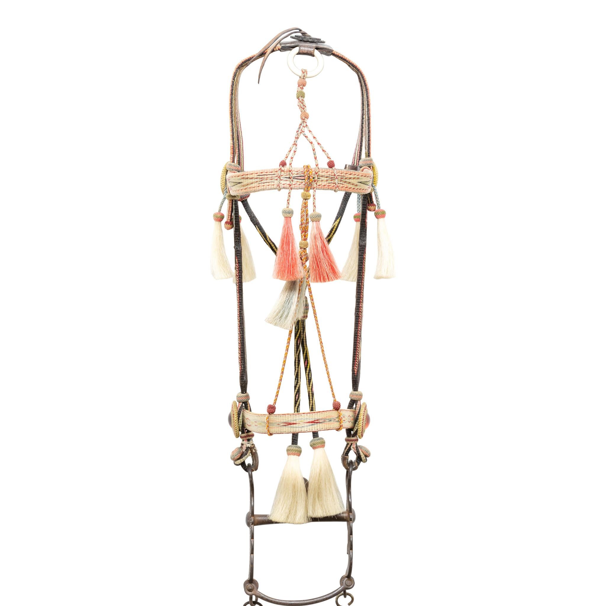 Deer Lodge Prison Horsehair Bridle Bon état - En vente à Coeur d'Alene, ID
