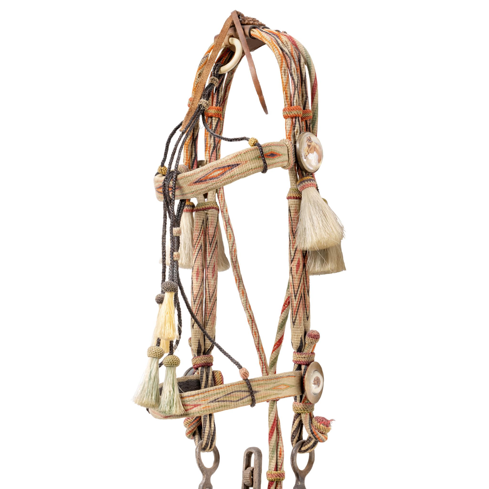 XIXe siècle Deer Lodge Prison Horsehair Bridle en vente