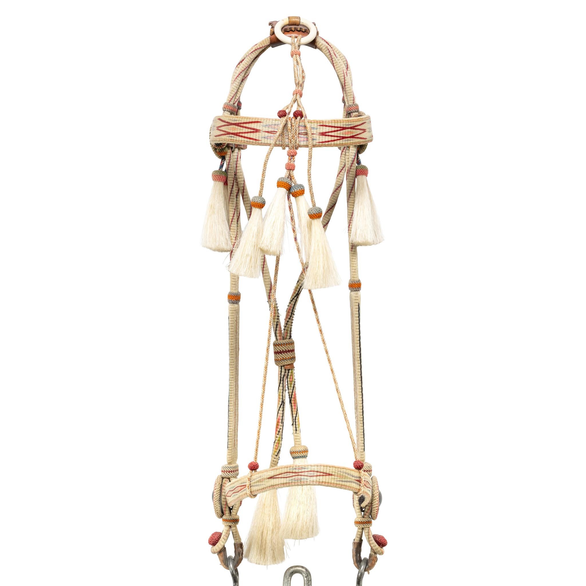 Fibre naturelle Deer Lodge Prison Horsehair Bridle en vente