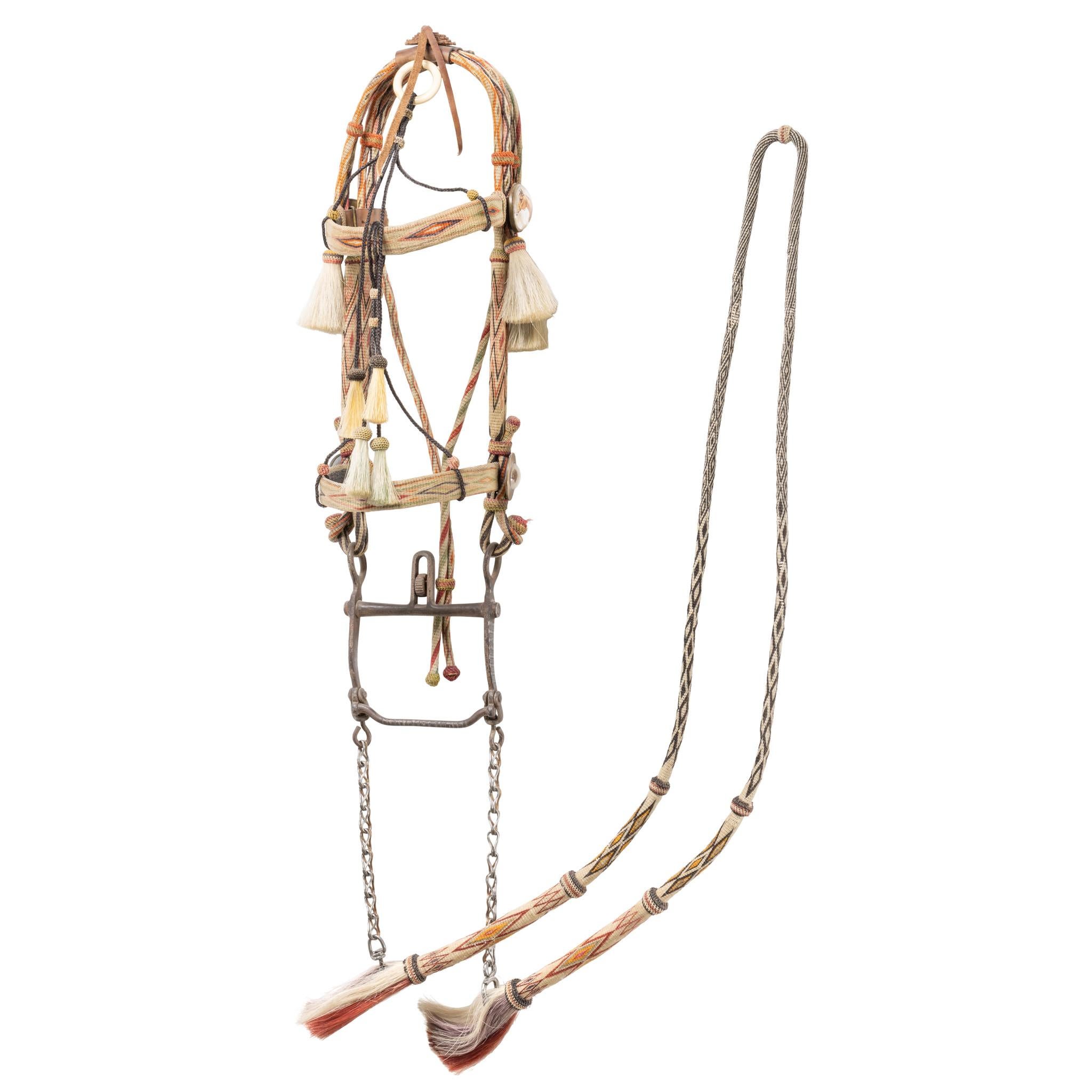 Deer Lodge Prison Horsehair Bridle en vente 1