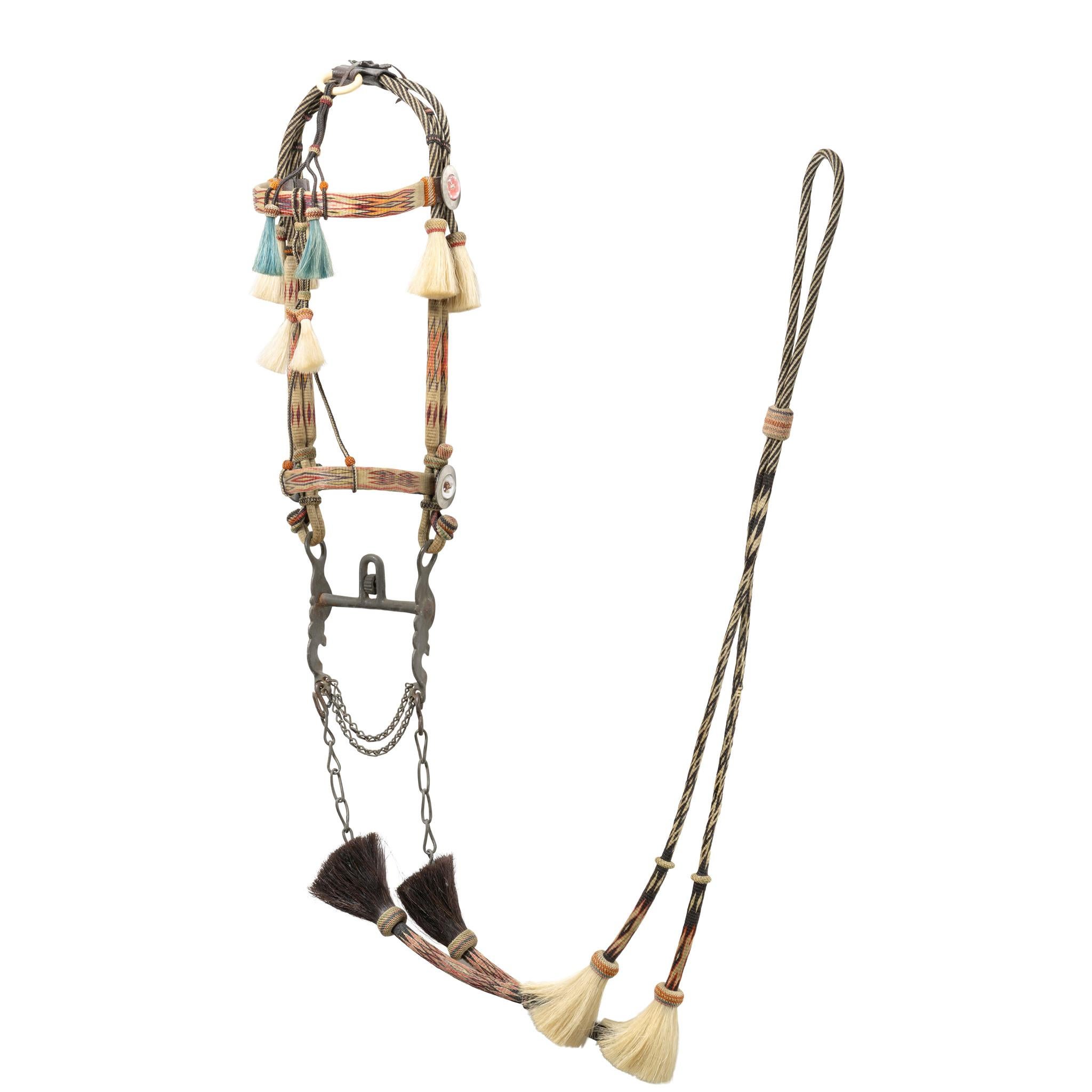 Deer Lodge Prison Horsehair Bridle en vente 1