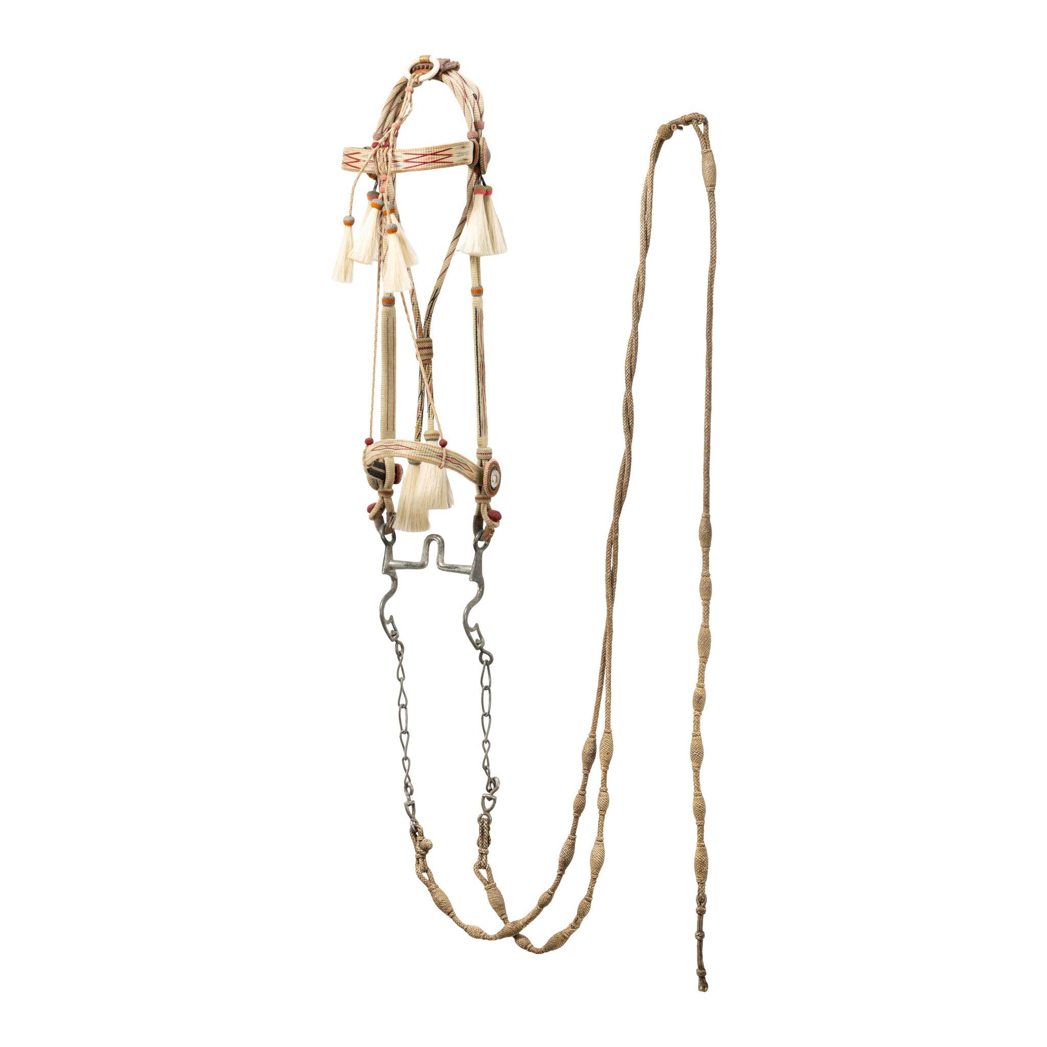Deer Lodge Prison Horsehair Bridle en vente 1