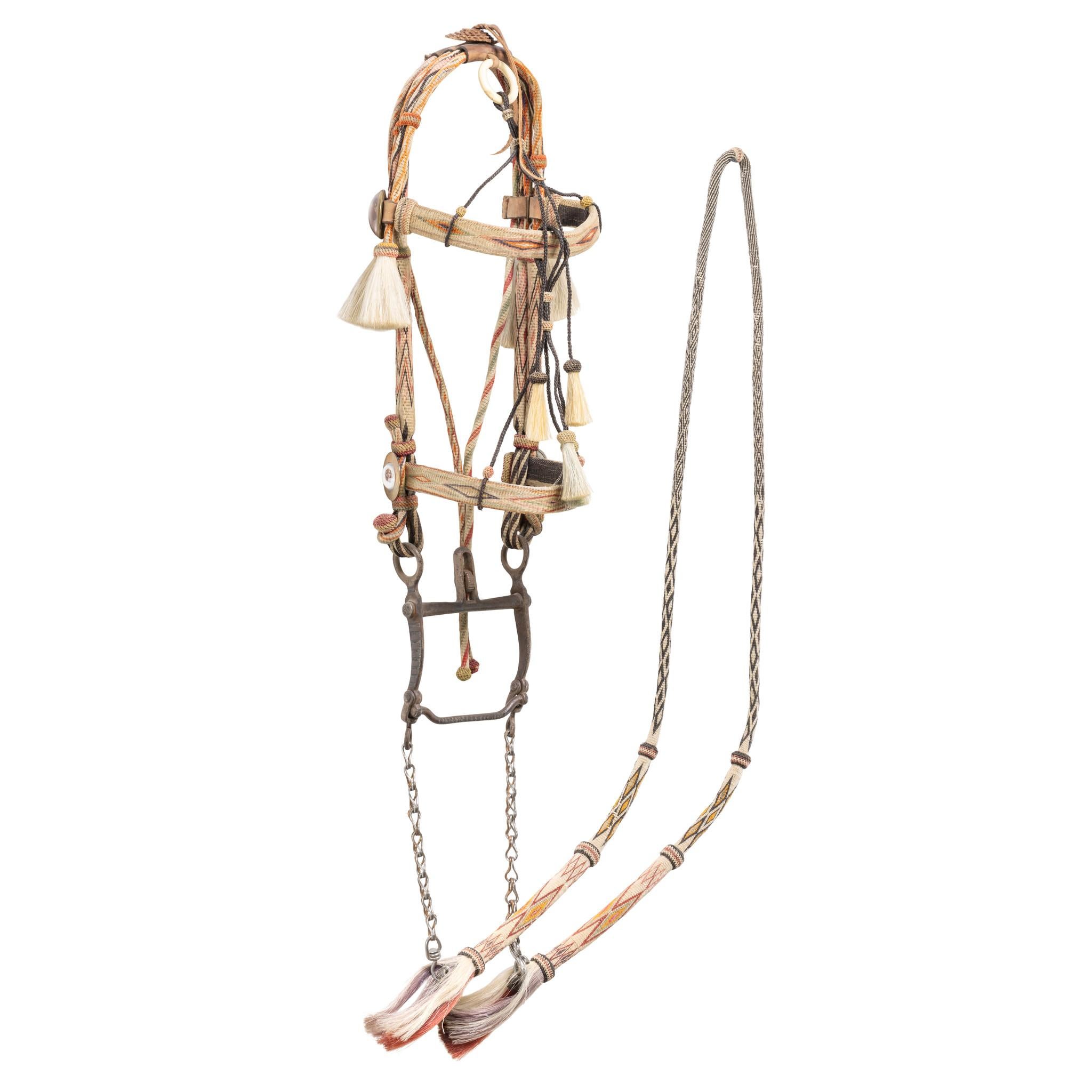 Deer Lodge Prison Horsehair Bridle en vente 2