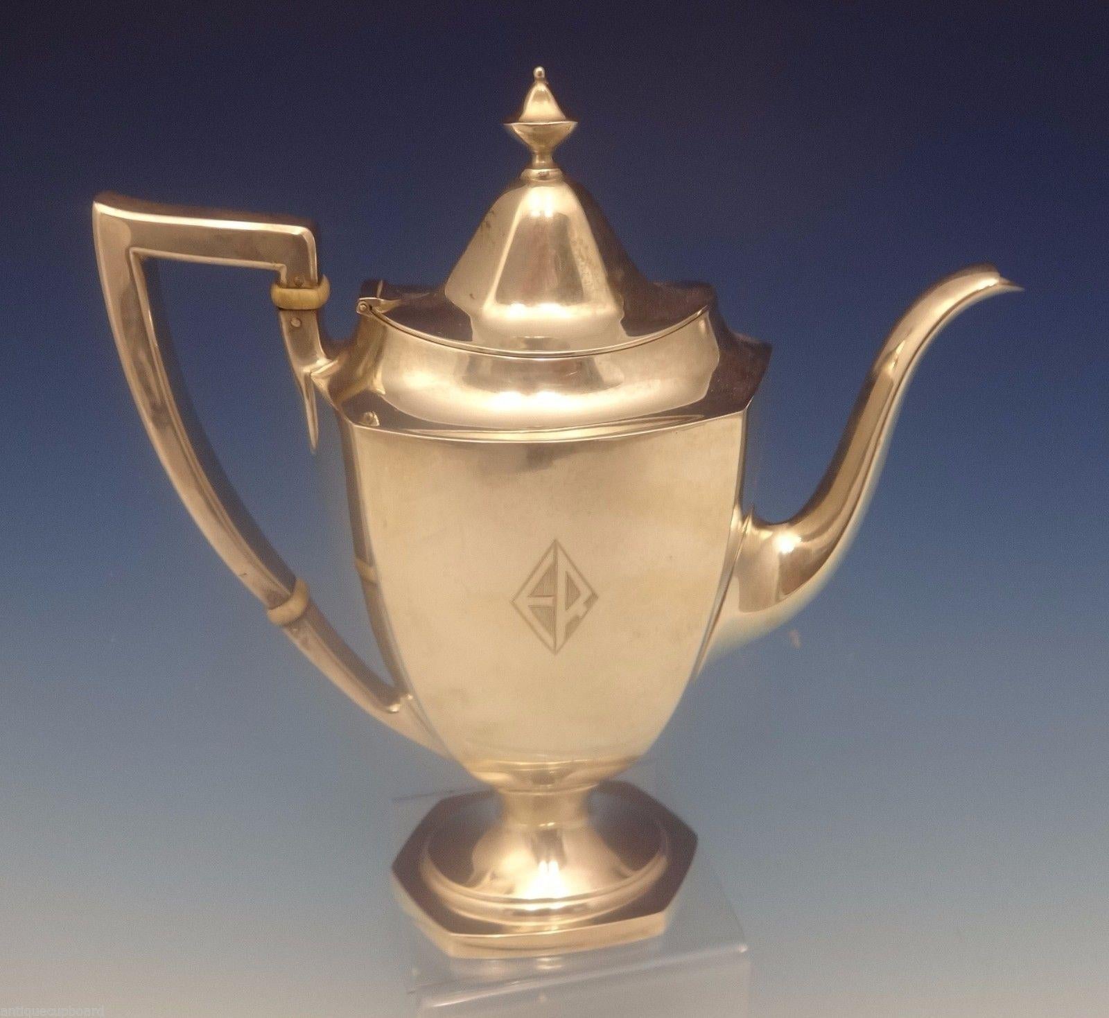 Deerfield Aka Beacon Hill by International Sterling Silver Tea Set 3 ...