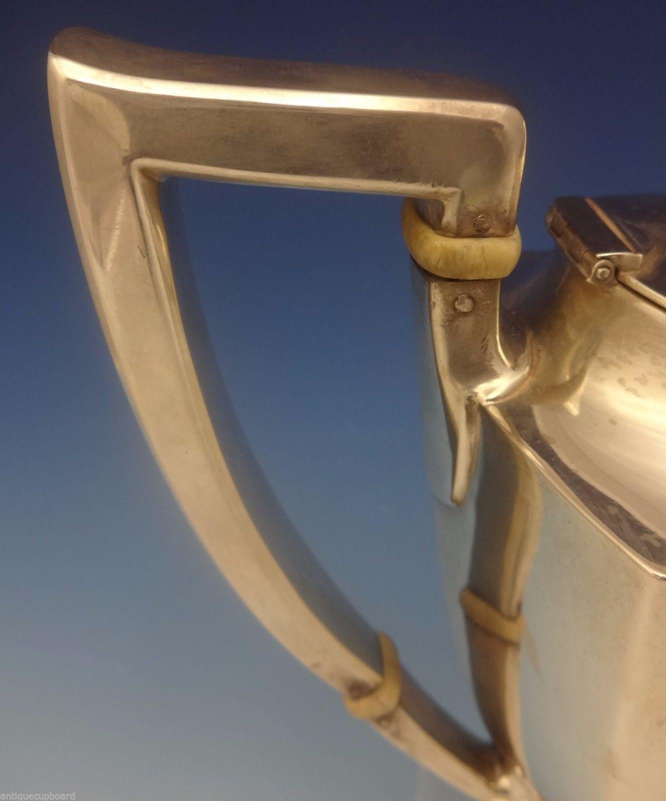 Deerfield Aka Beacon Hill by International Sterling Silver Tea Set 3