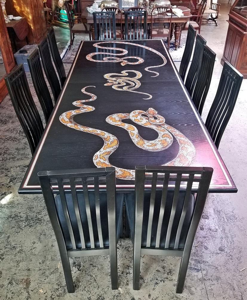 Modern Def Leppard Snake Table FBT Joe Elliott