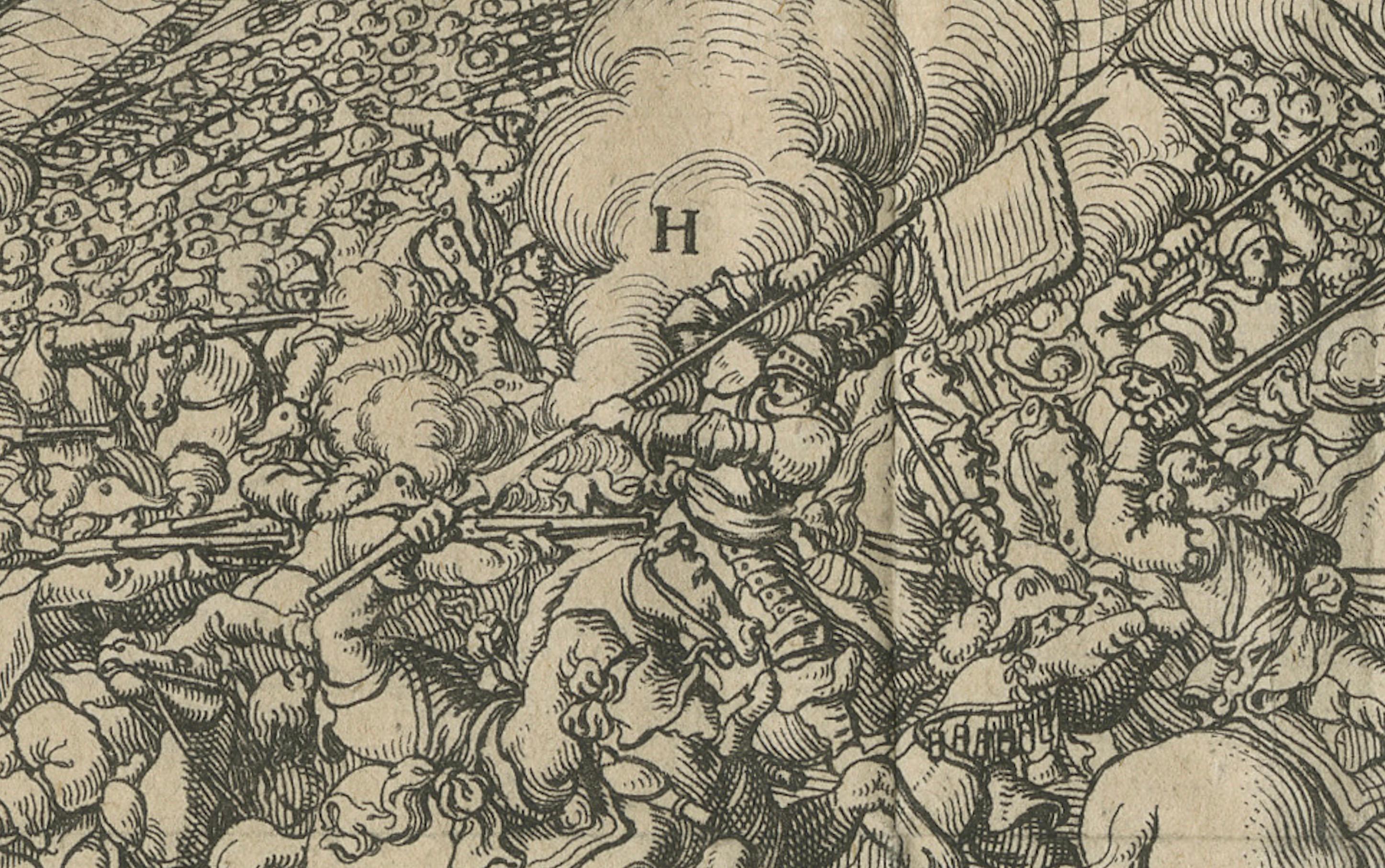 Cette œuvre magistrale témoigne de l'art de Coenraet Decker, figure illustre de l'estampe au XVIIe siècle. 

Publiée à Amsterdam par Zacharias Chatelain en 1730, cette pièce gravée antique originale provient de la compilation estimée