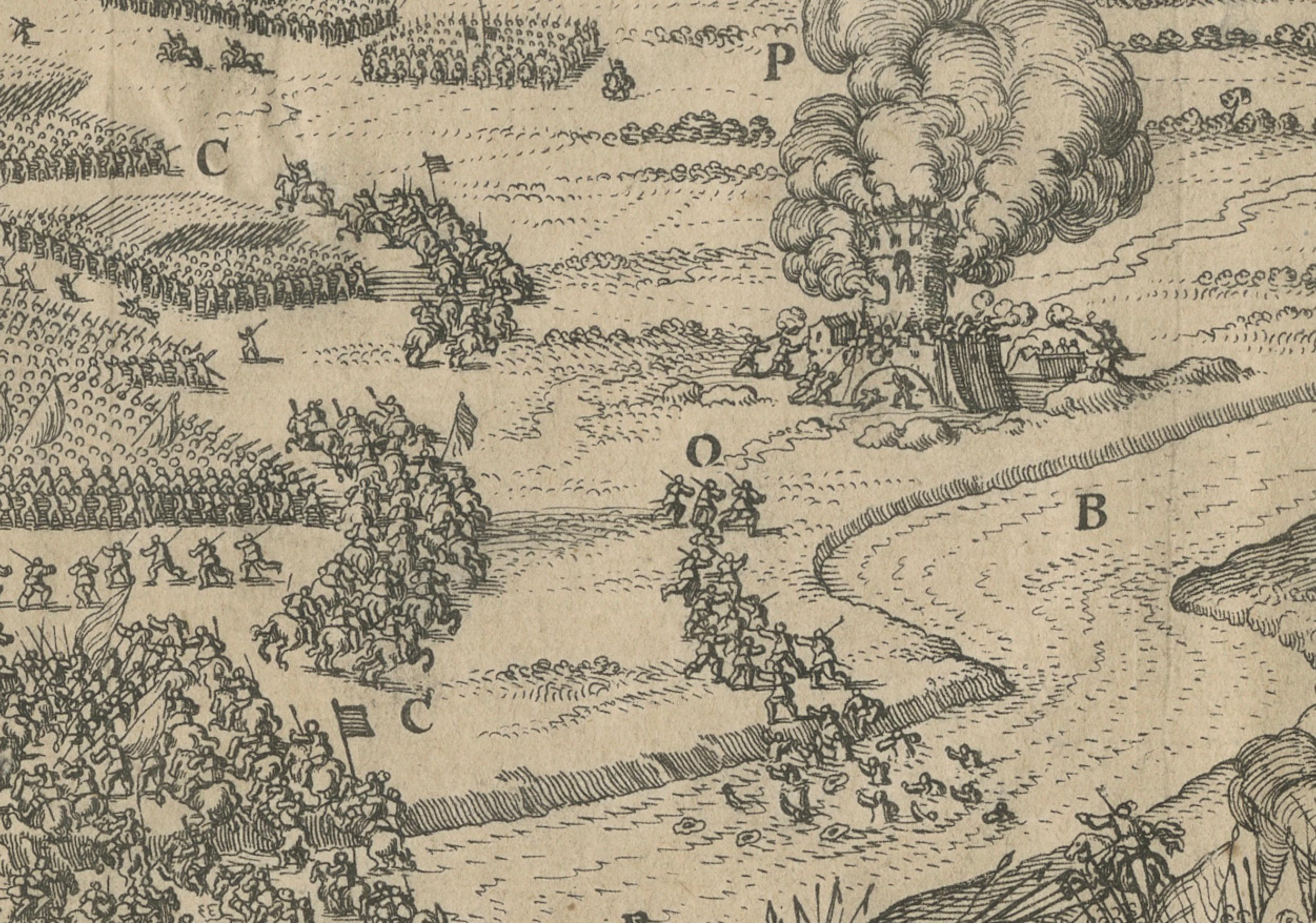 Papier Defeat at River Gete : The Fall of Orange to Alva in 1568, publié en 1730 en vente