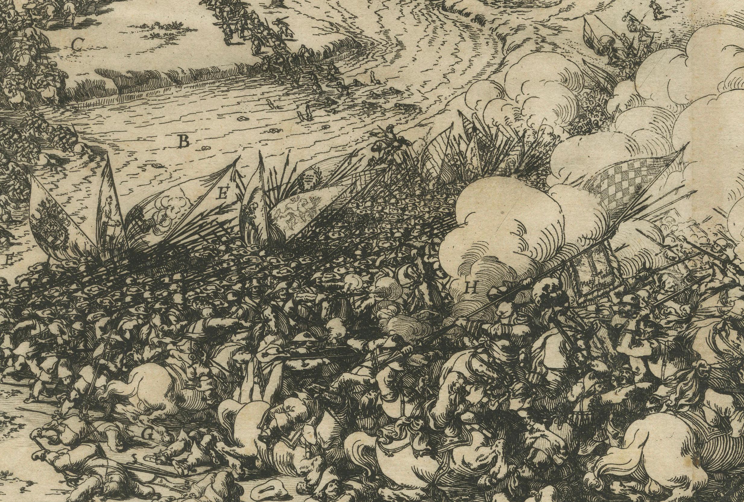 Defeat at the Gete: The Habsburg Triumph over Orange in 1568, veröffentlicht 1632 (Mitte 17. Jahrhundert) im Angebot