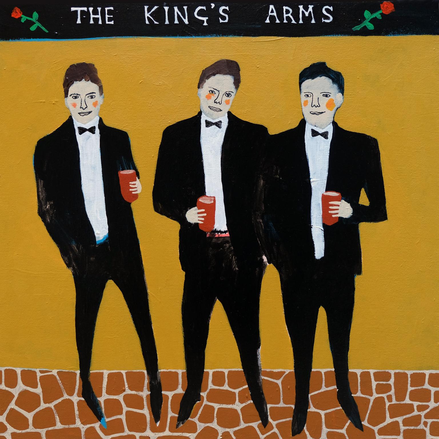 Modern 'Defenders of the Realm' Portrait Painting by Alan Fears Folk Art Pop Art For Sale