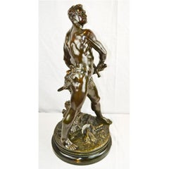 Defense Du Foyer Bronze by Adrien Gaudez