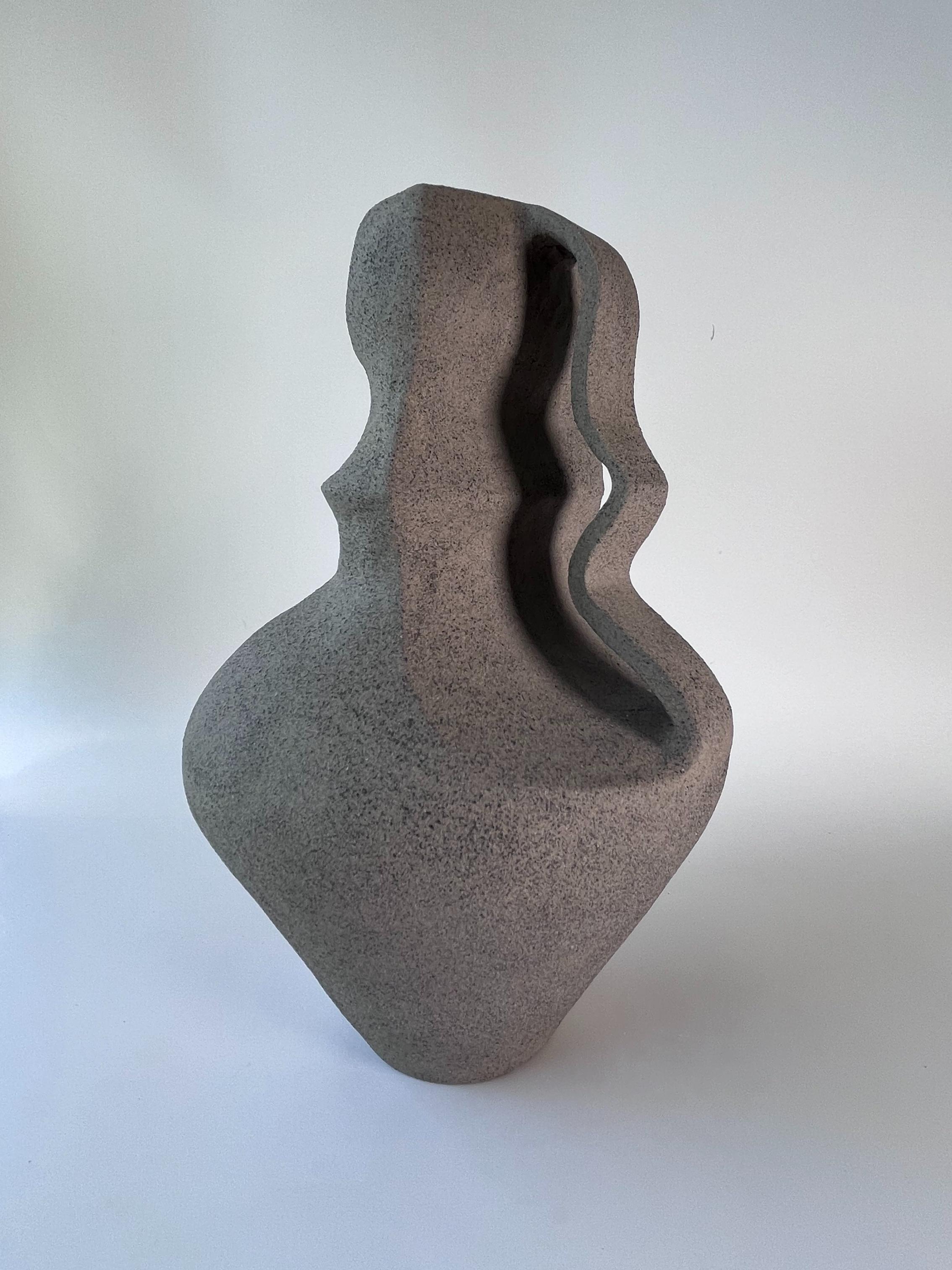 Post-Modern Deficiency 11 Vase by Rezzo Ceramics For Sale