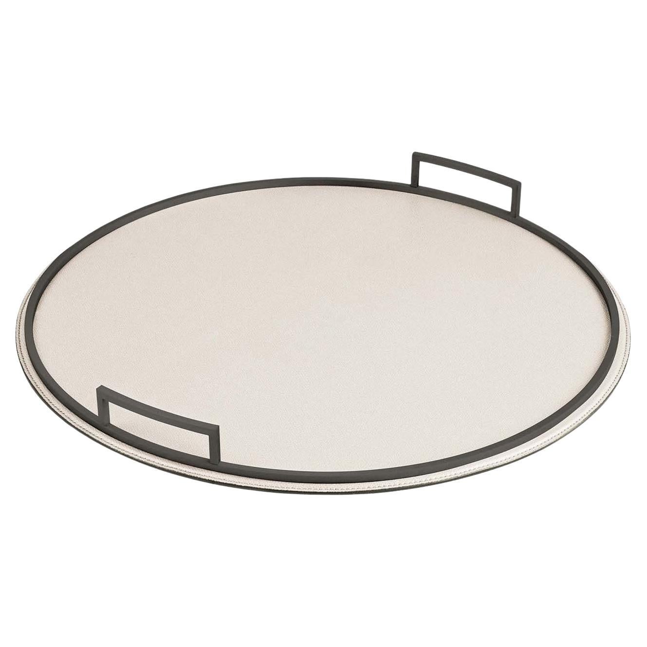 DEFILE ROUND LARGE TRAY by Giobagnara For Sale