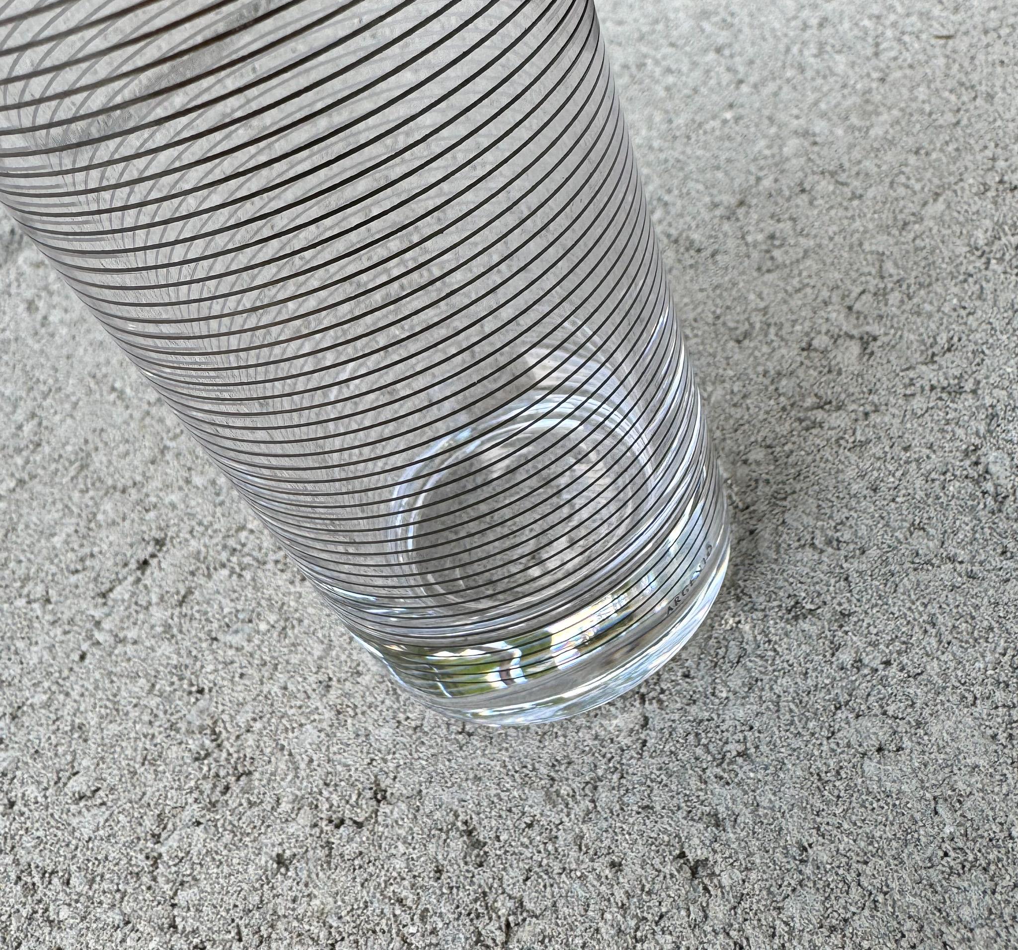 Vaso Defne Koz para hwc Egizia de Sottsass Associati, Italia Vidrio en venta