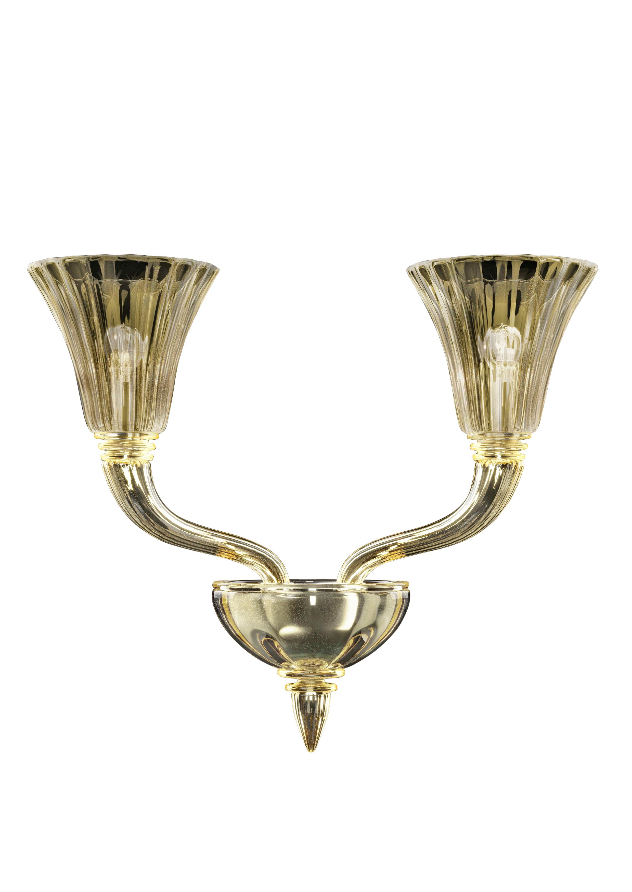 Degas 5554 02 Wall Sconce in Glass, by Barovier&Toso
