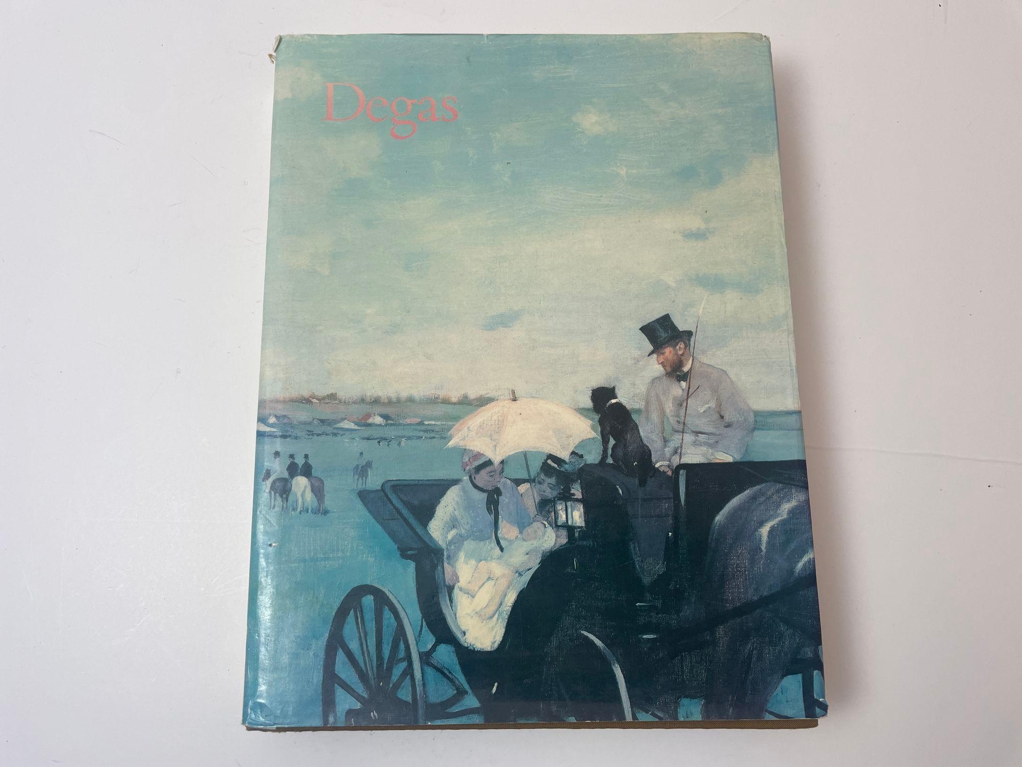 Degas by Jean Sutherland Boggs Hardcover Book Met Museum of Art 1st Ed. 1988.
Edgar Degas was a French Impressionist artist famous for his pastel drawings and oil paintings.
Degas also produced bronze sculptures, prints and drawings.
Degas is