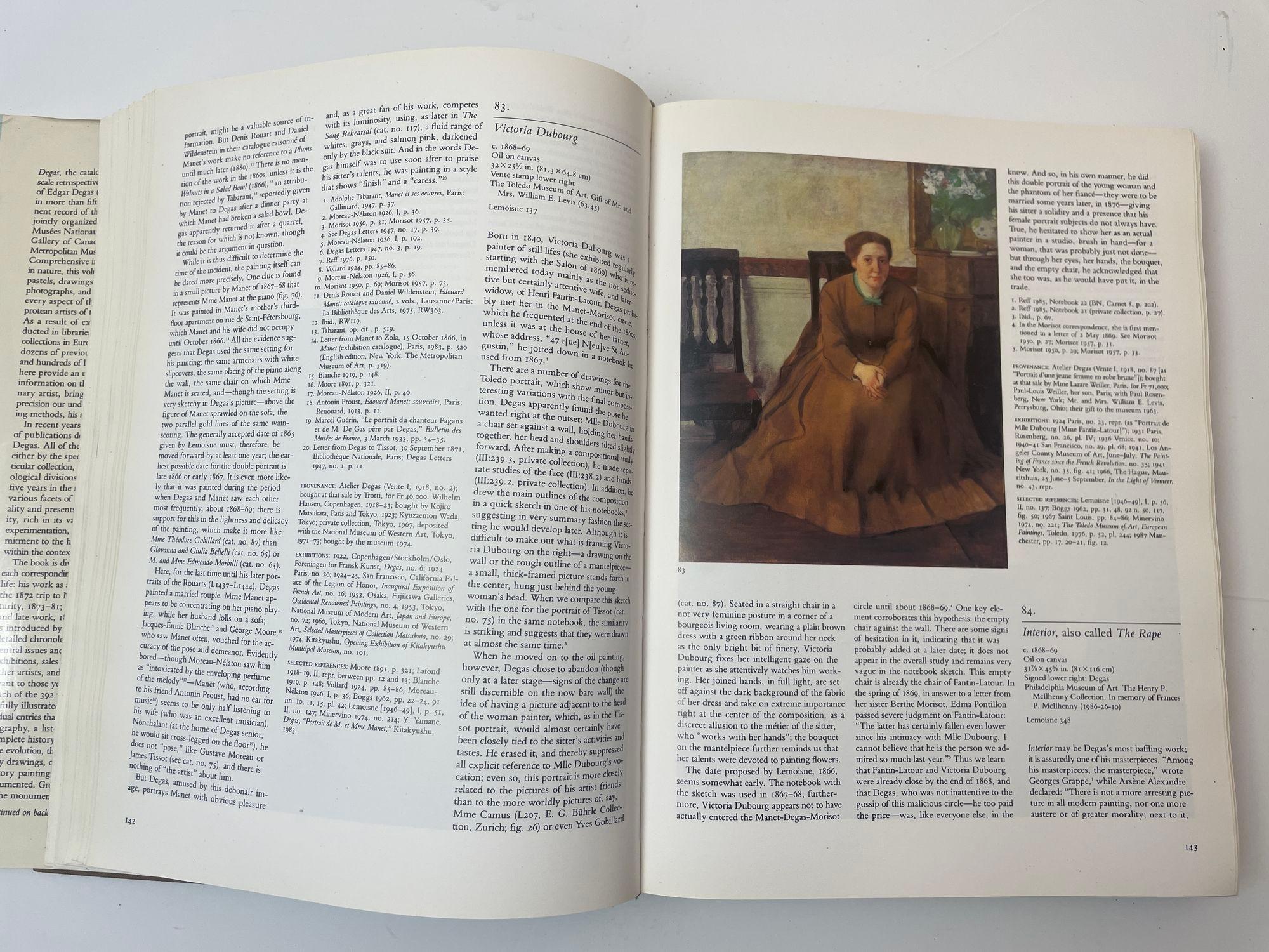 Paper Degas by Jean Sutherland Boggs Hardcover Book Met Museum of Art 1st Ed. 1988 For Sale