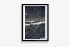 Original 1983 Swiss travel poster by Degonda - Grisons (Graubünden) Switzerland