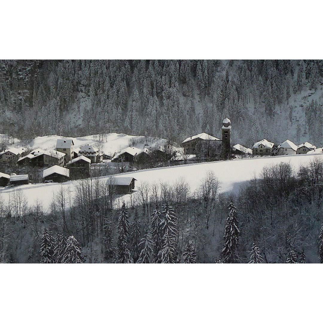 Original 1983 Schweizer Reiseplakat von Degonda - Graubünden (Graubünden) Schweiz im Angebot 2