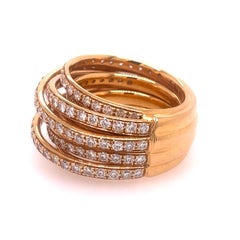DeGrisogono Rose Gold Allegra Diamond Ring