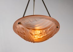 Degué, Art Deco Ceiling Fixture, France, circa 1928