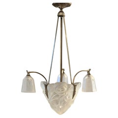 Degué, chandelier, France 1930s / Art Deco