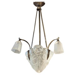 Degué, Kronleuchter, Frankreich 1930er Jahre / Art Deco