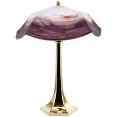 Degue Delicious French Art Deco Table Lamp, 1920s