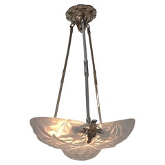 Degue French 1930
s Art Deco Chandelier