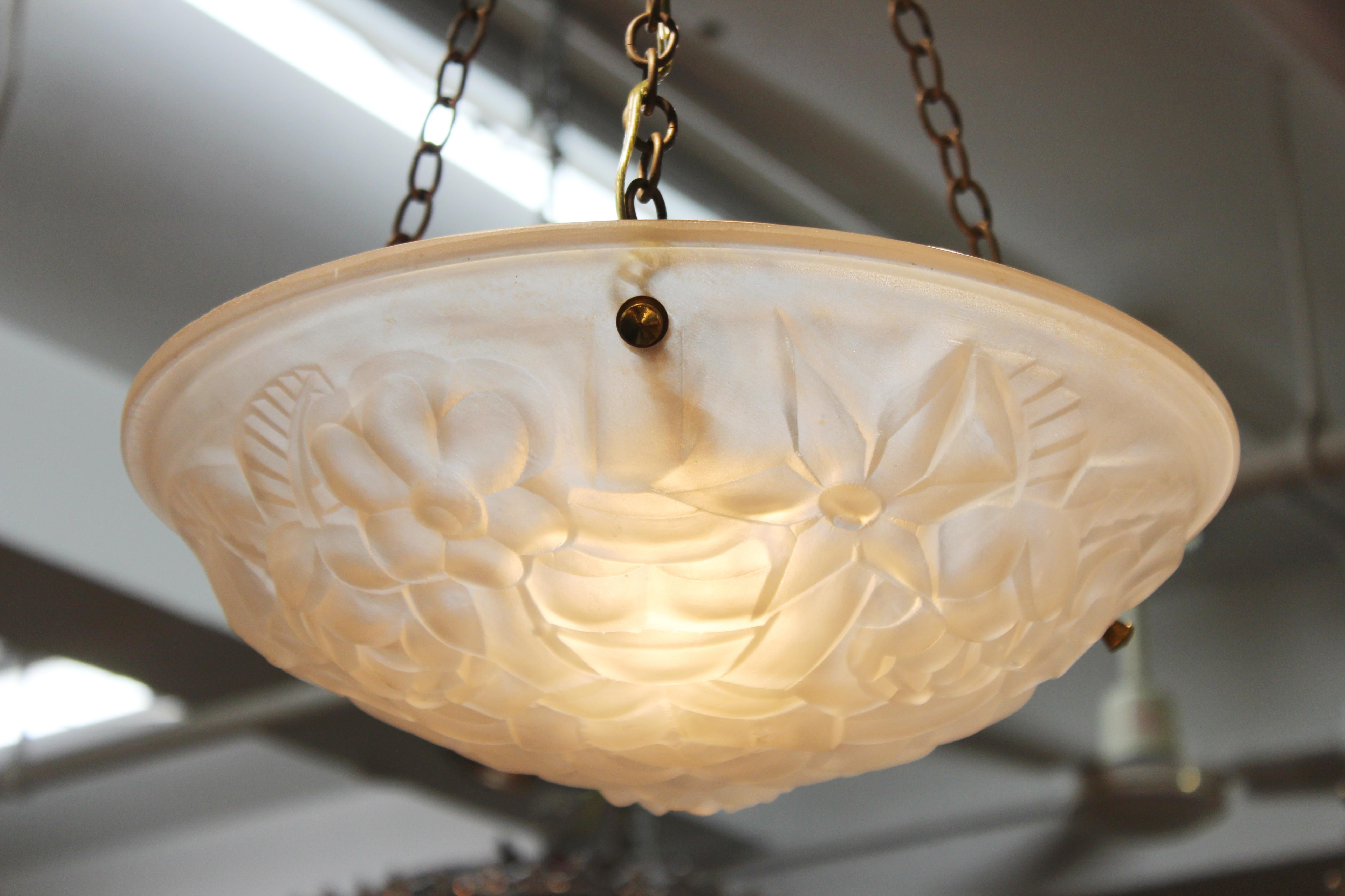 glass bowl light fixture