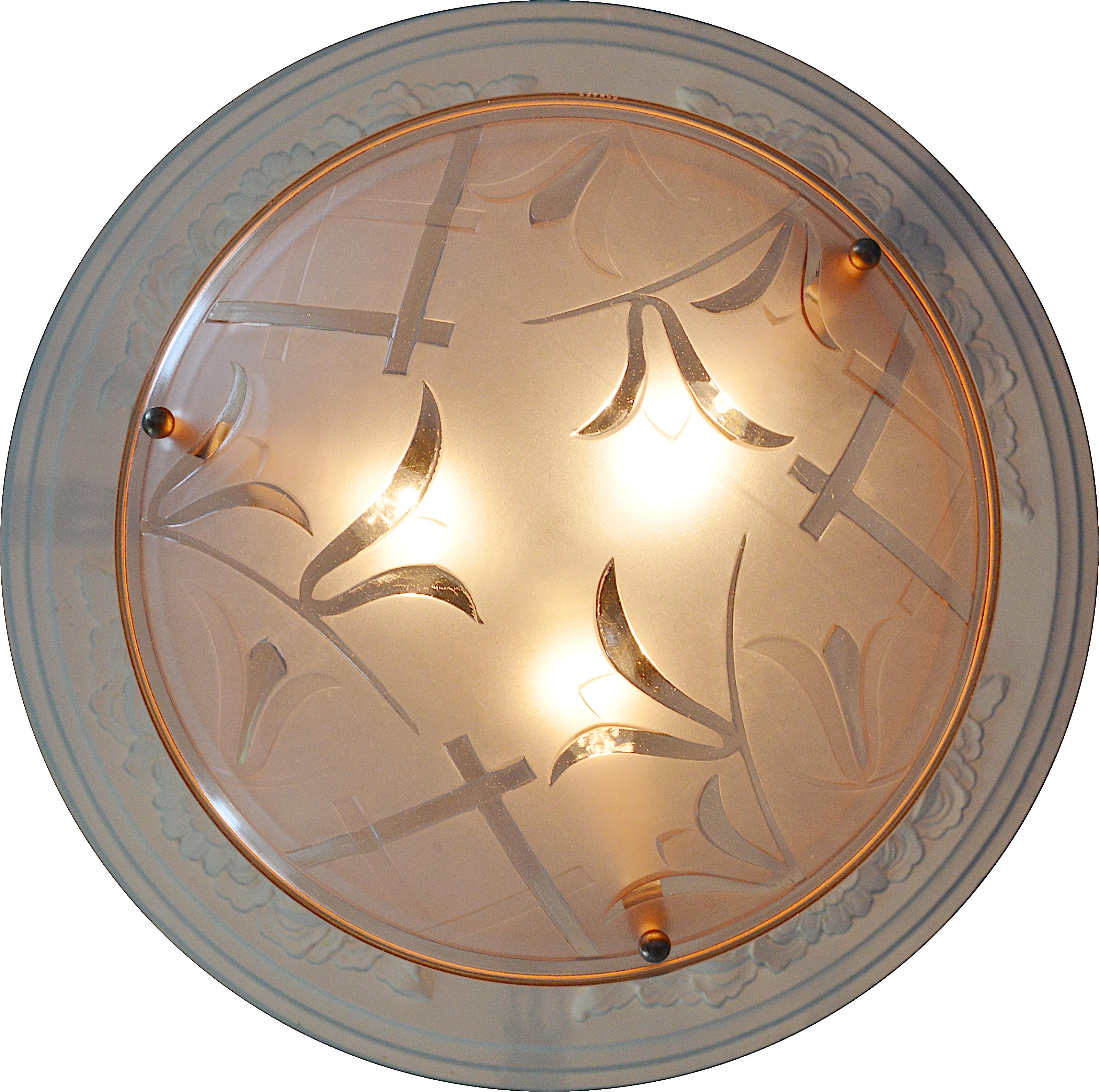 Degue French Art Deco Pink Pendant Chandelier, 1920 In Excellent Condition For Sale In Saint-Amans-des-Cots, FR