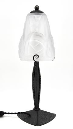 DEGUE Lampe de table Art Déco, 1920