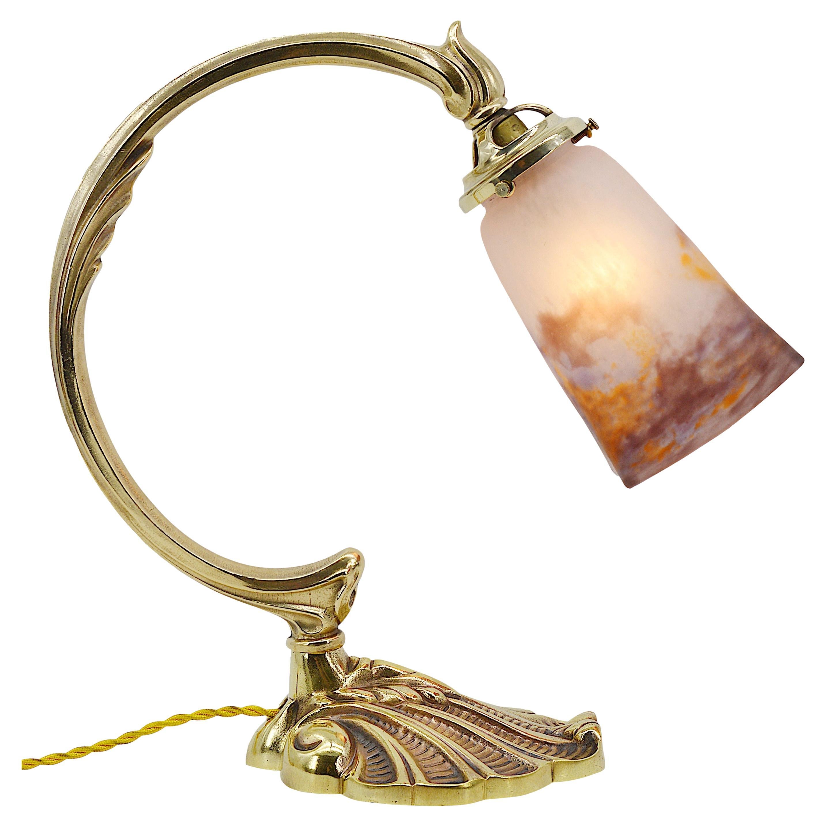 DEGUE French Art Deco Table Lamp 1920