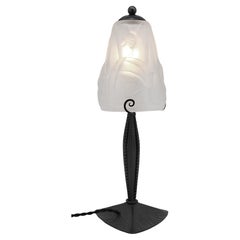 DEGUE French Art Deco Table Lamp, 1920