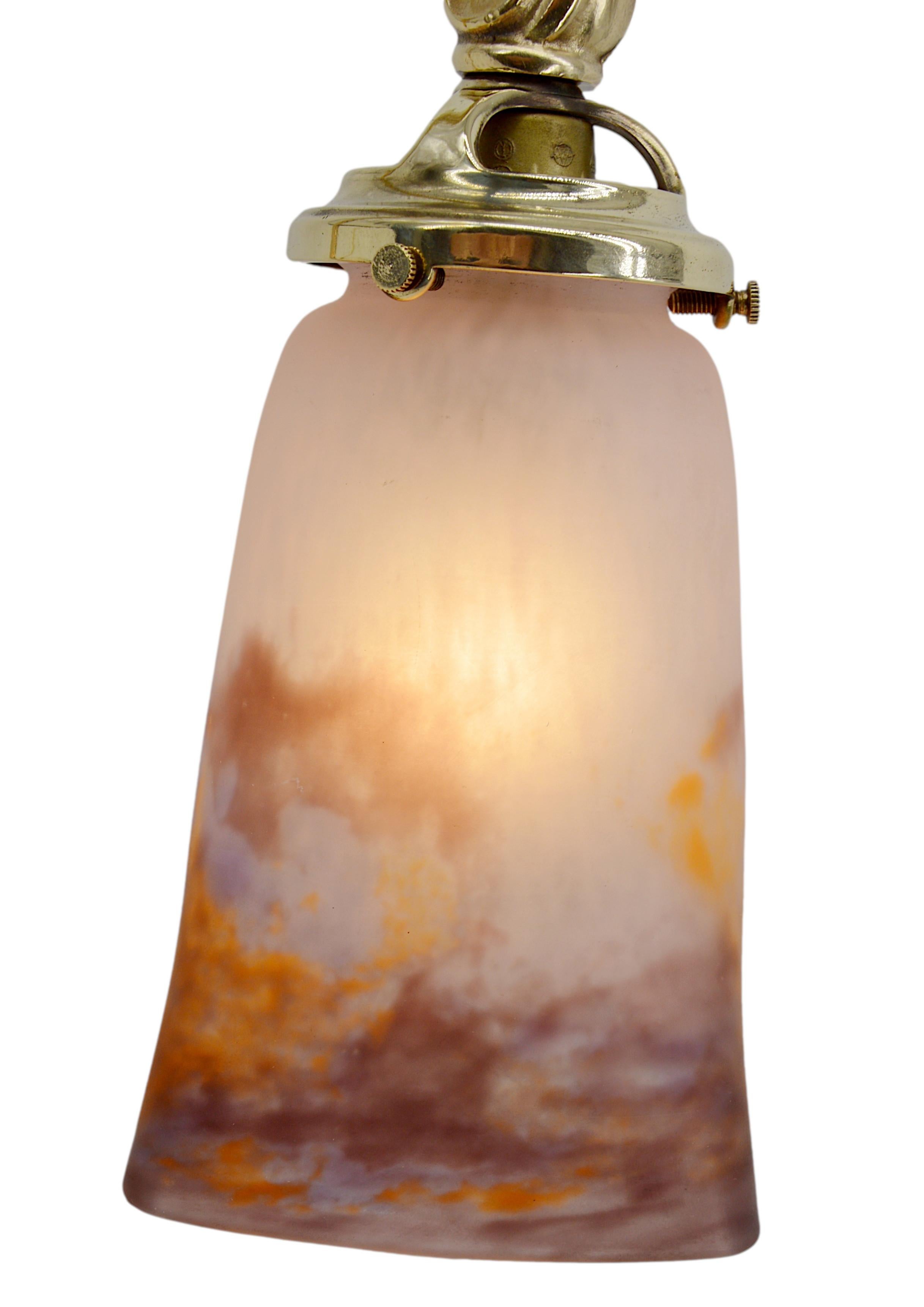 Lampe de table Art Déco française de la fin des années 1920 Excellent état - En vente à Saint-Amans-des-Cots, FR