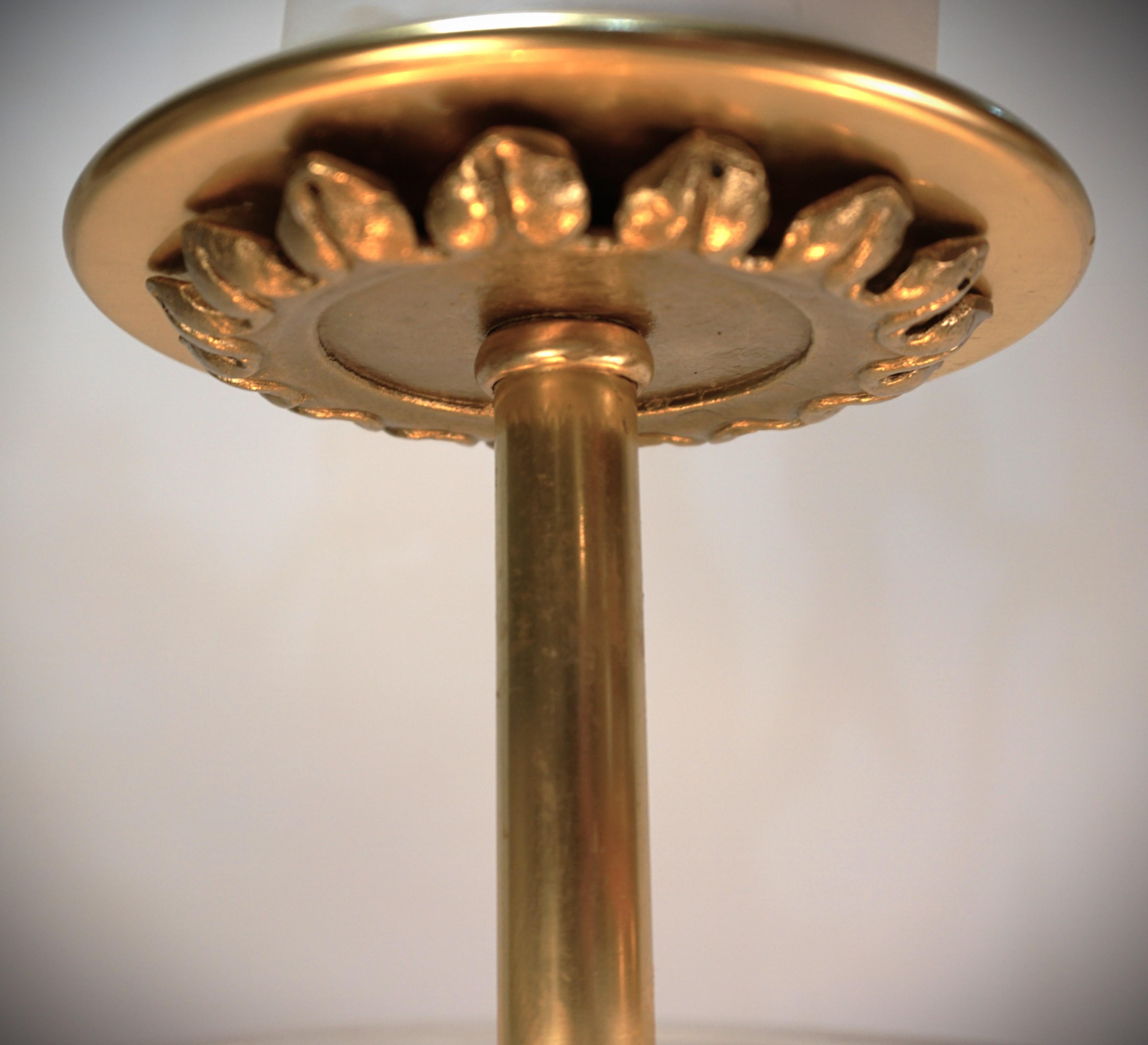 Degue French Semi Flush Mount Art Deco chandelier 2